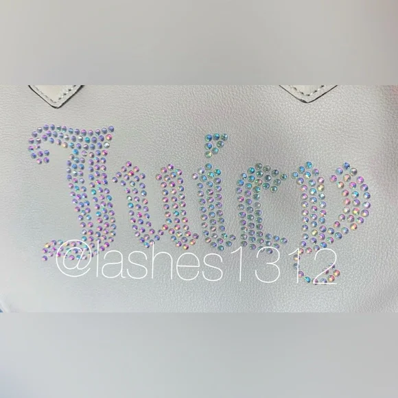 JUICY COUTURE Bag Be Classic II Satchel - Pink with Rhinestones - Picture 7 of 9